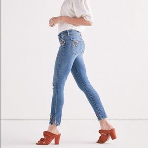 Lucky Brand Ava Embroidered Skinny Jean